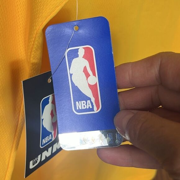 UNK NBA Los Angeles Lakers Tank Jersey Embroidered Sewn Letters Logo Men's L NWT - Picture 5 of 7